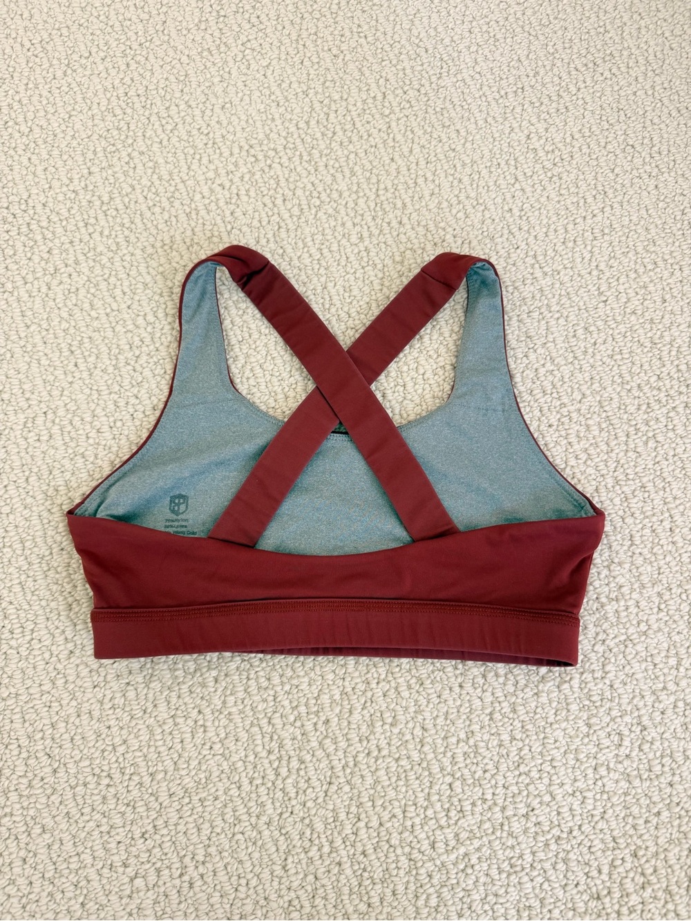 Born Primitive Rust Red Cross-Back Sports Bra - Picture 3 of 7